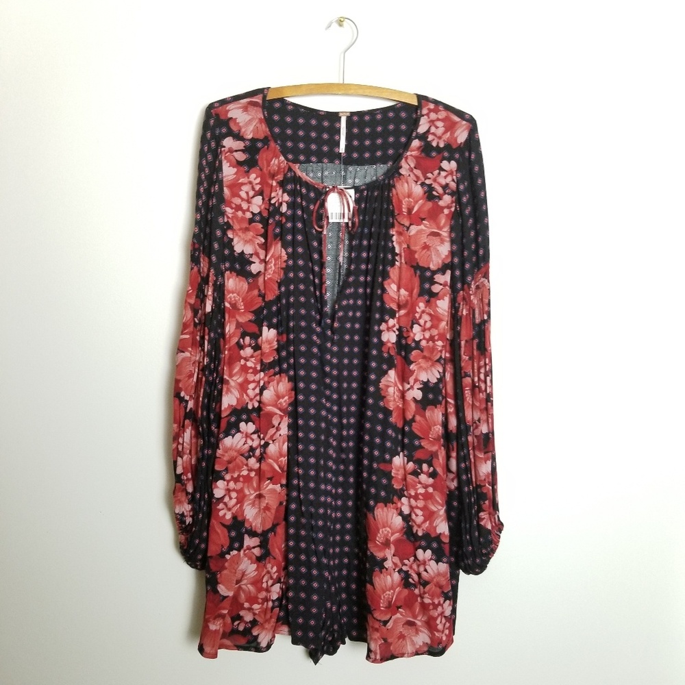 Free People Floral Romper